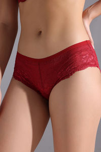 Zivame Dreamcatcher Regular Rise Full Coverage Hipster Panty - Red Dahlia — thumbnail 4